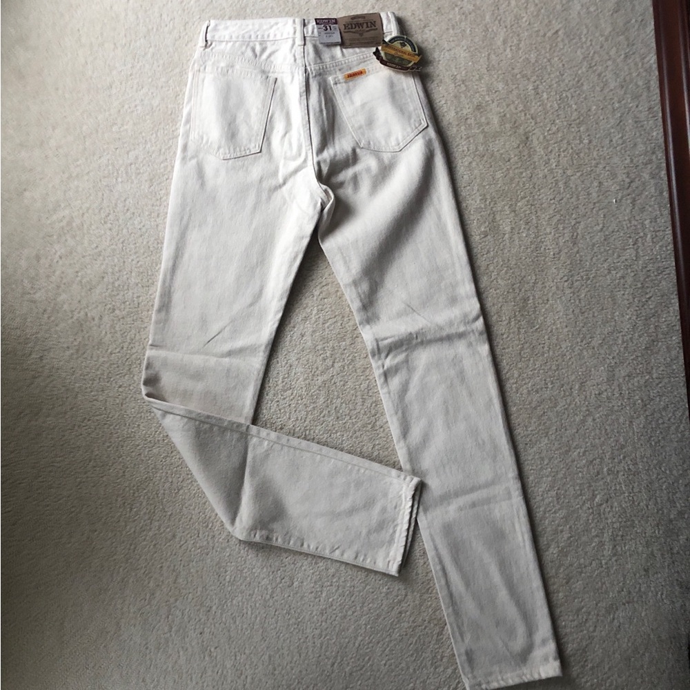 Edwin London Slum White Jeans - Picture 6 of 9